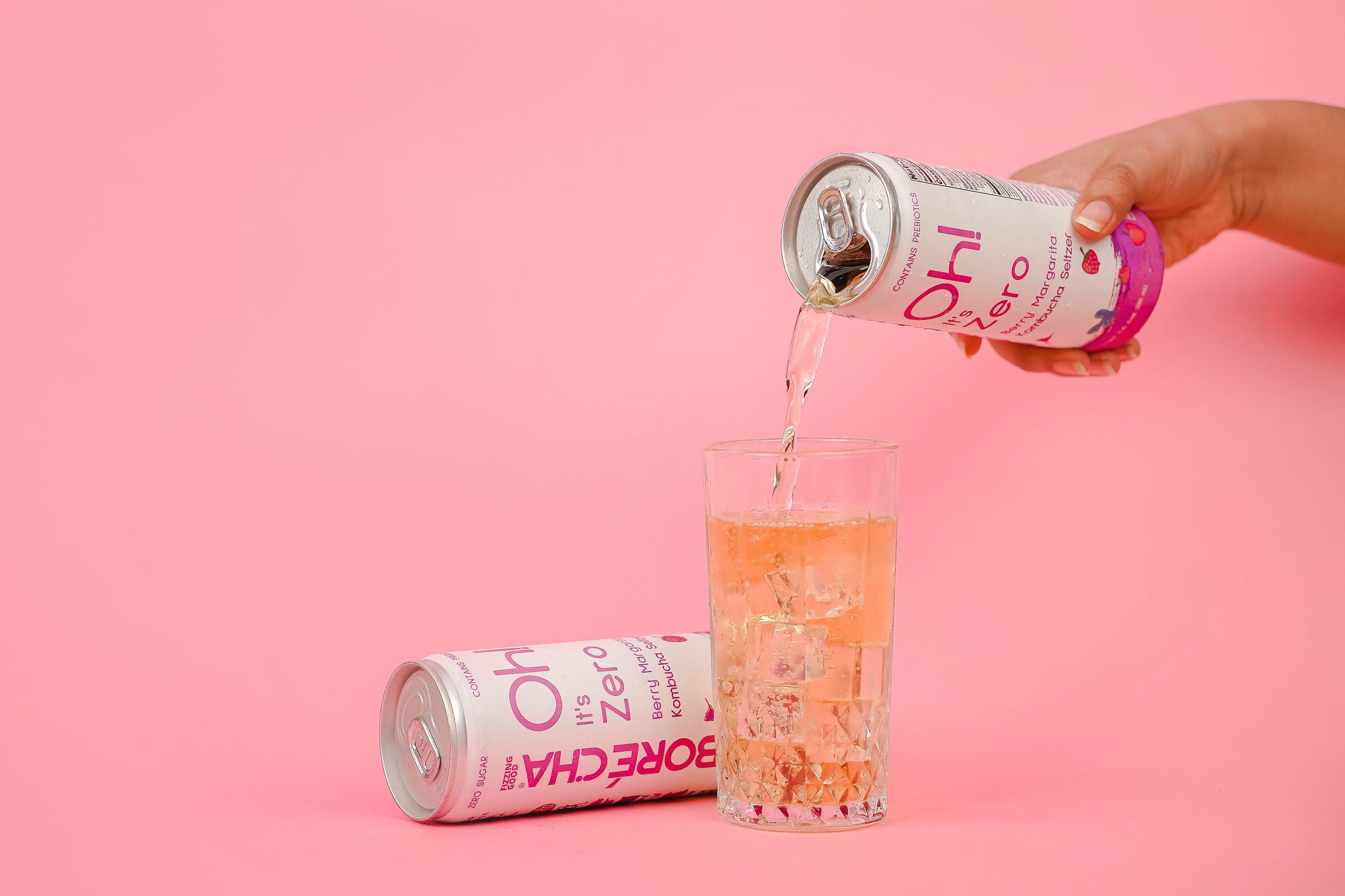 Buy berry margarita kombucha seltzer - borecha