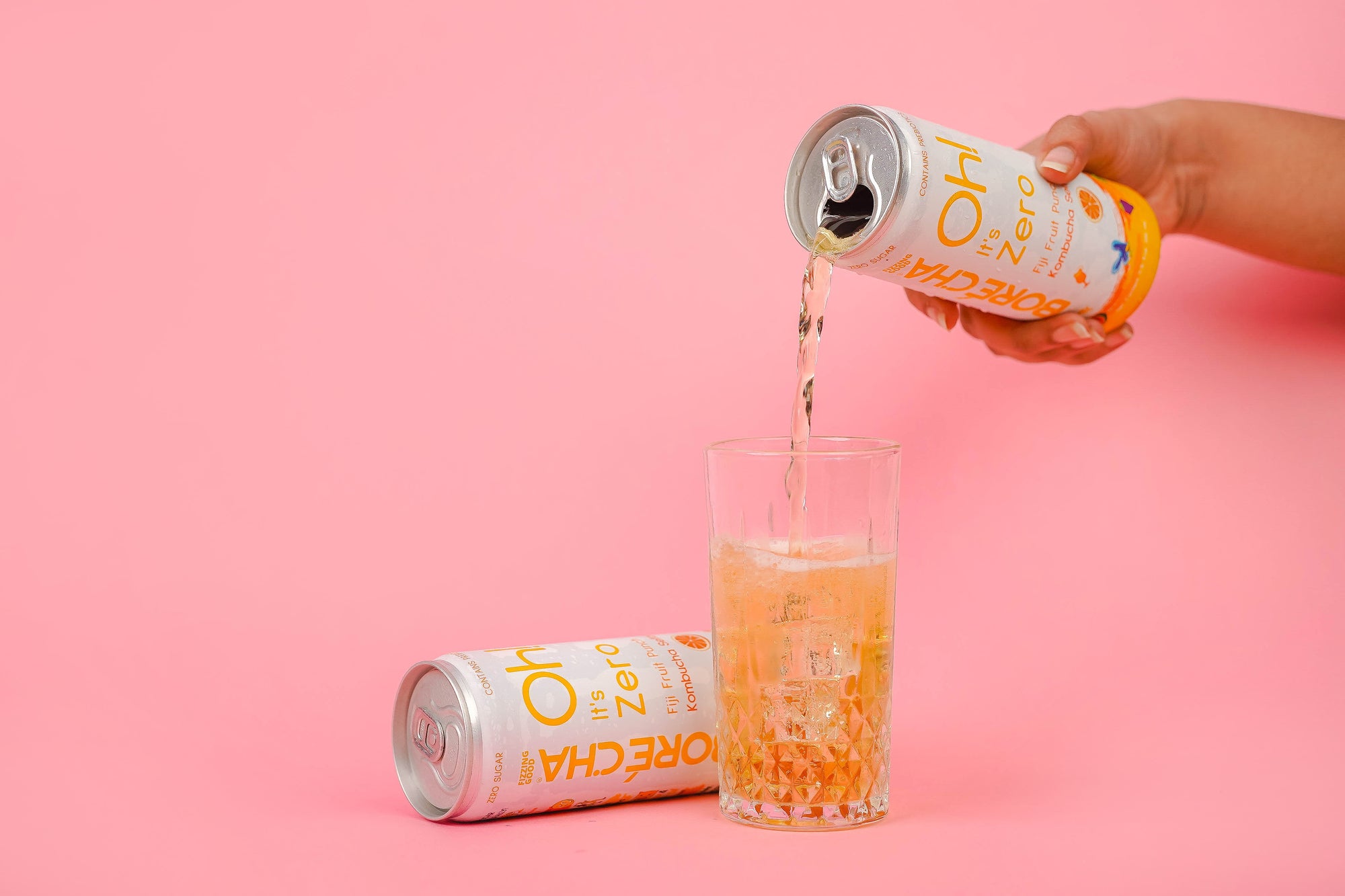 shop fiji fruit punch kambucha seltzer - borecha
