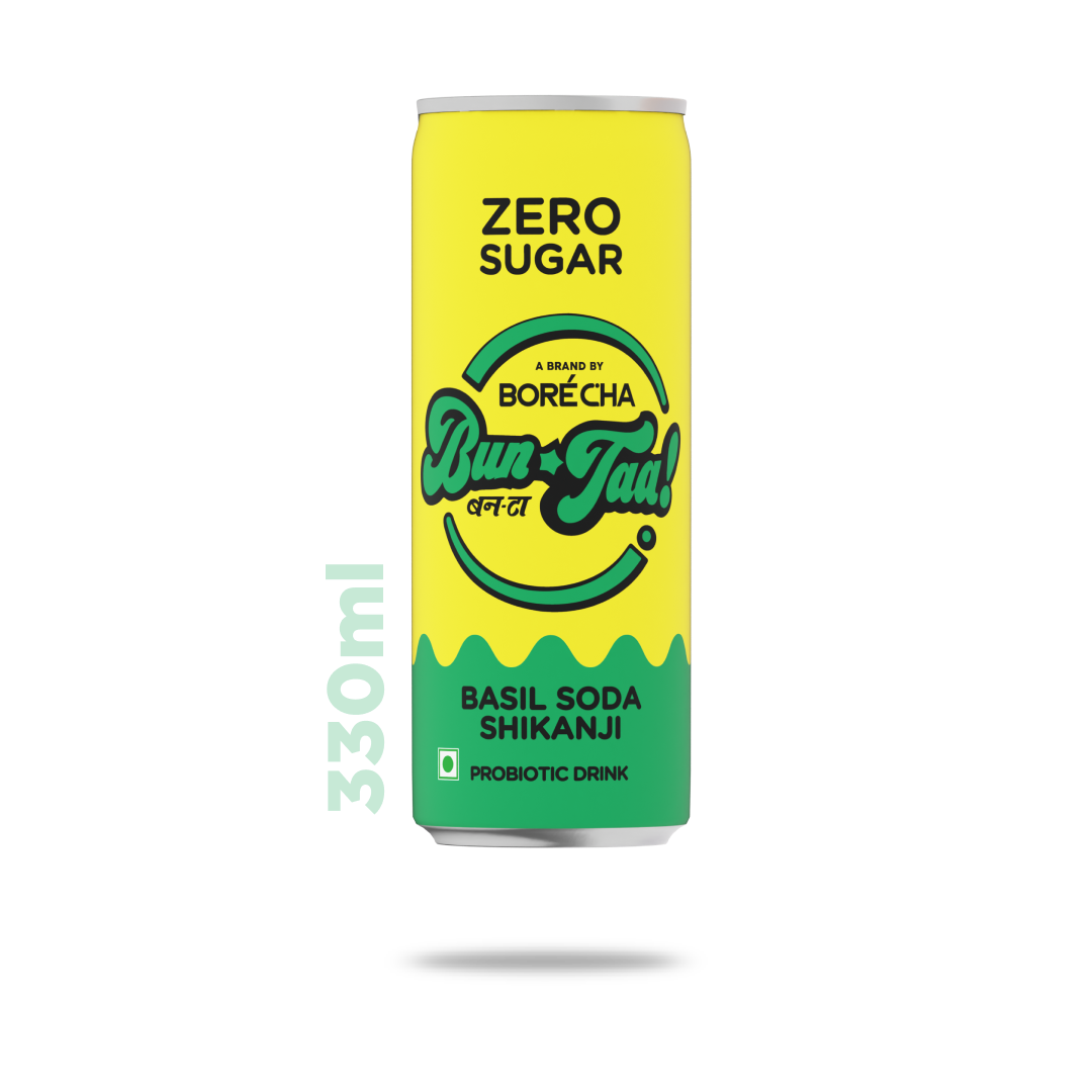 Bun-Taa! Zero Sugar Basil Soda Shikanji