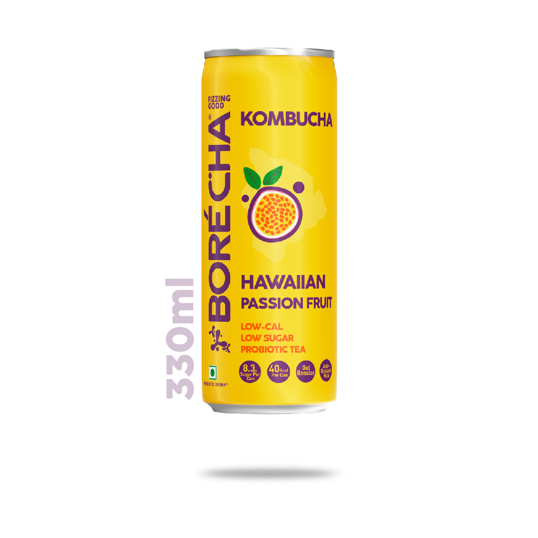 Buy hawaiian passion fruit kombucha - borecha
