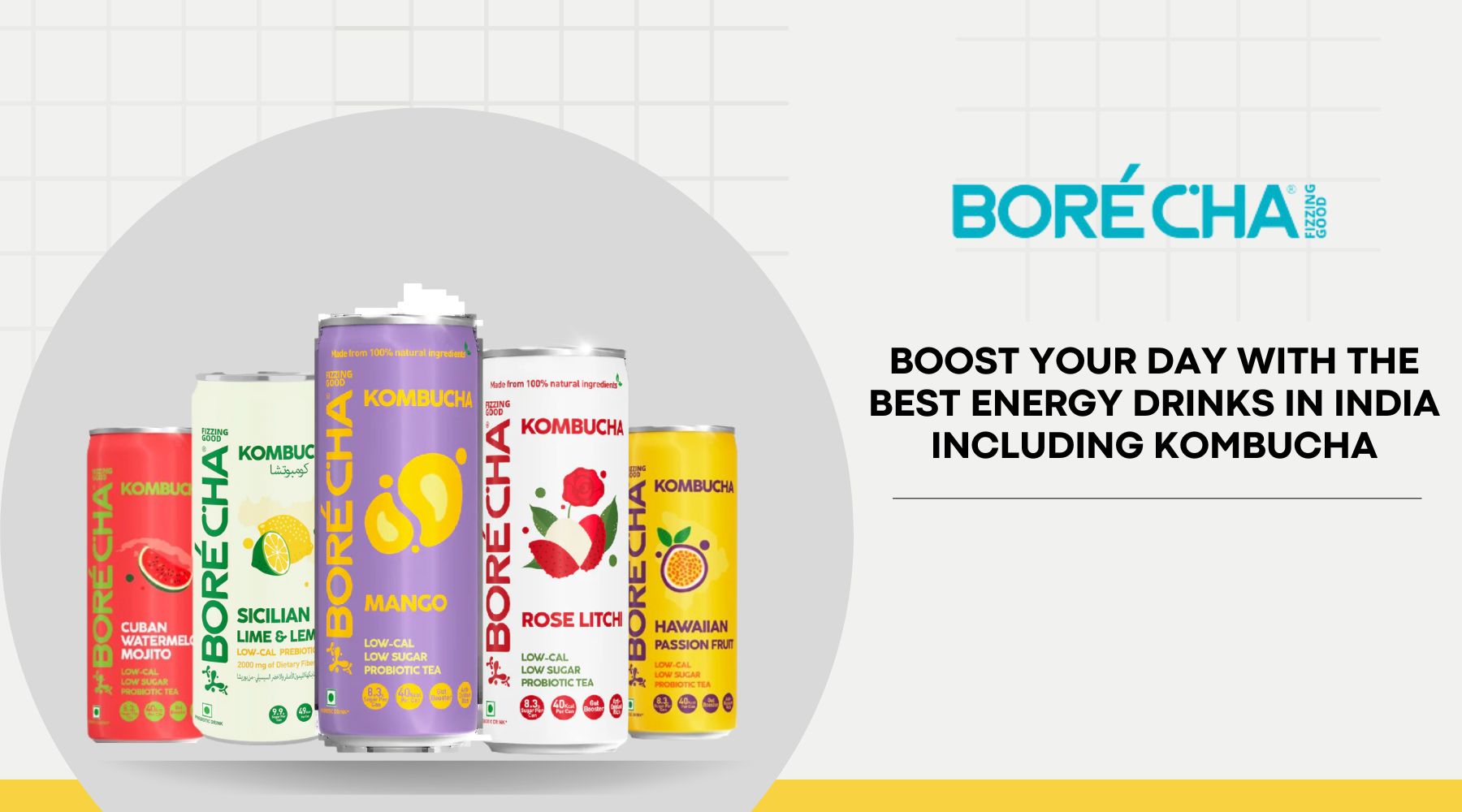 Boost Your Day with the Best Energy Drinks in India – Including Kombucha