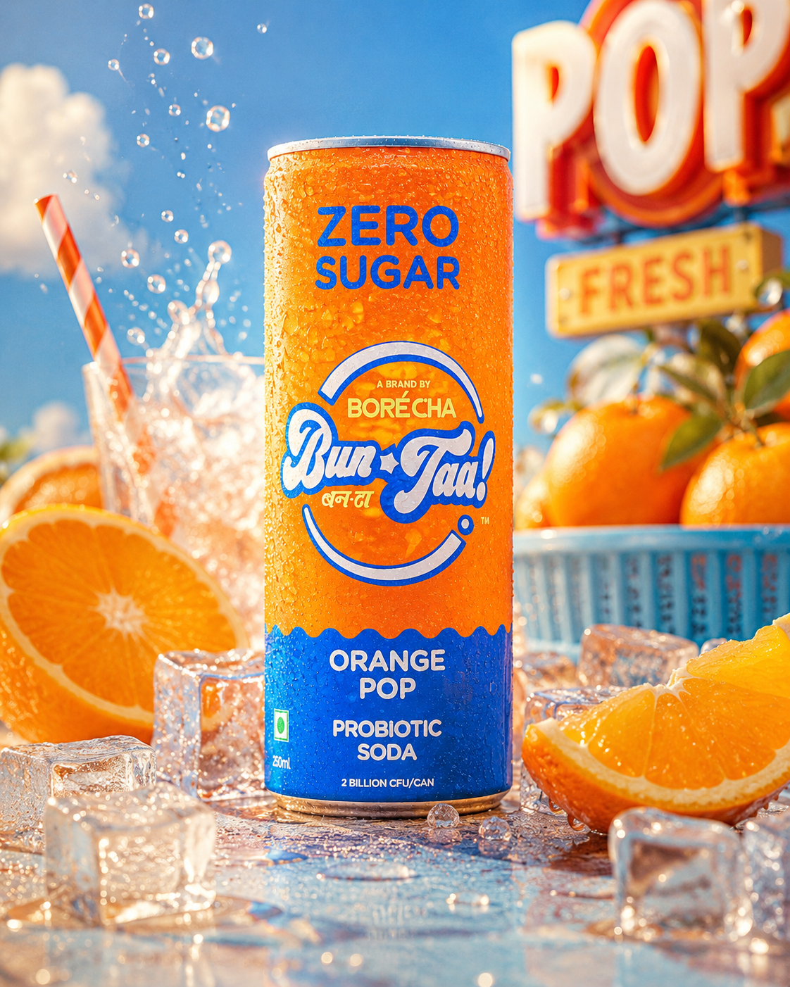 Bun-Taa! Zero Sugar Orange Pop
