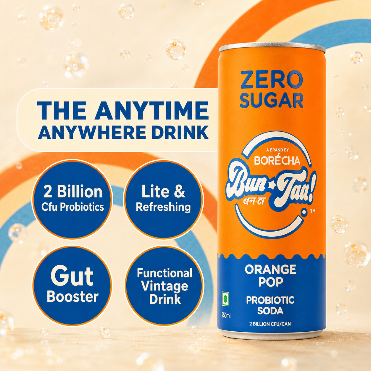 Bun-Taa! Zero Sugar Orange Pop