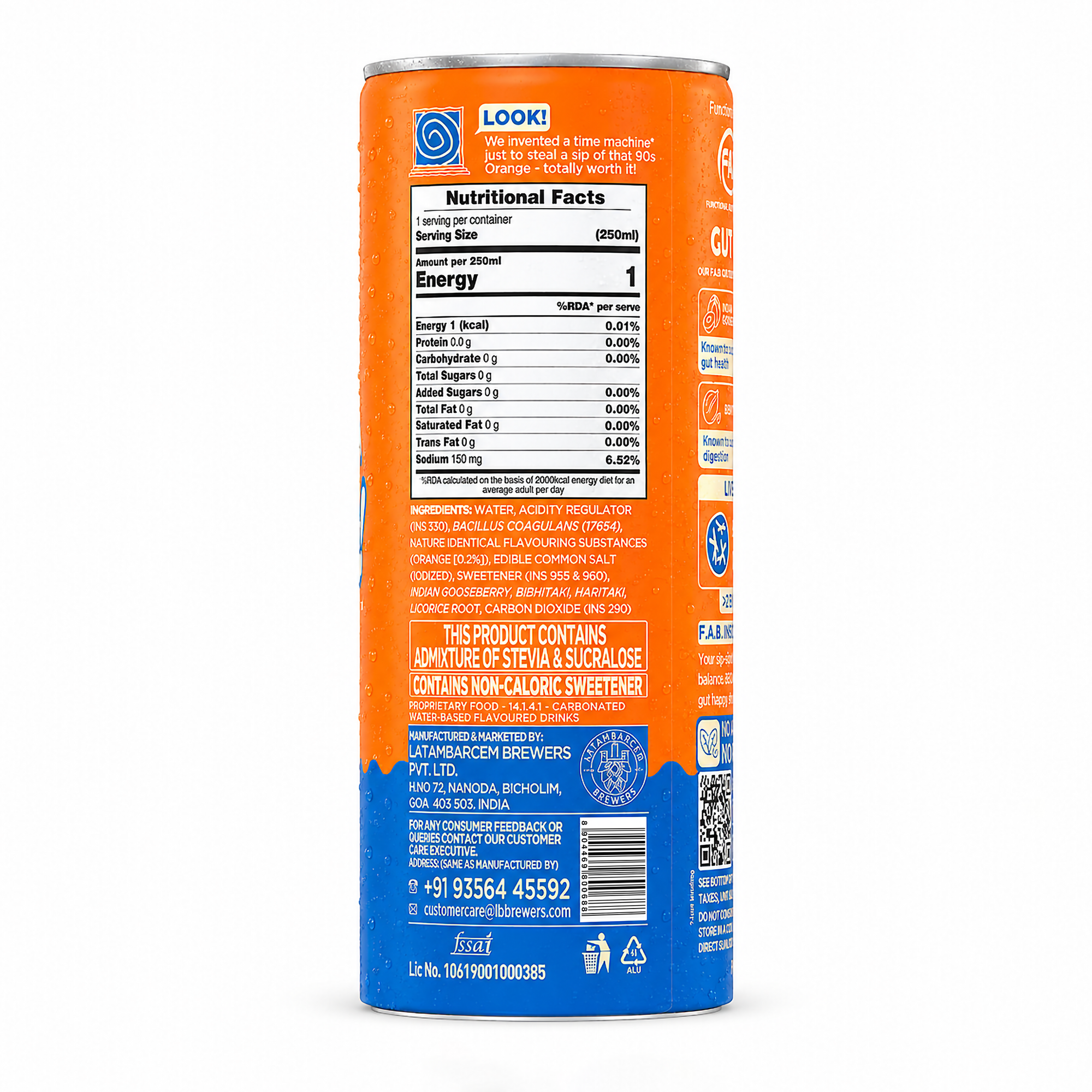 Bun-Taa! Zero Sugar Orange Pop