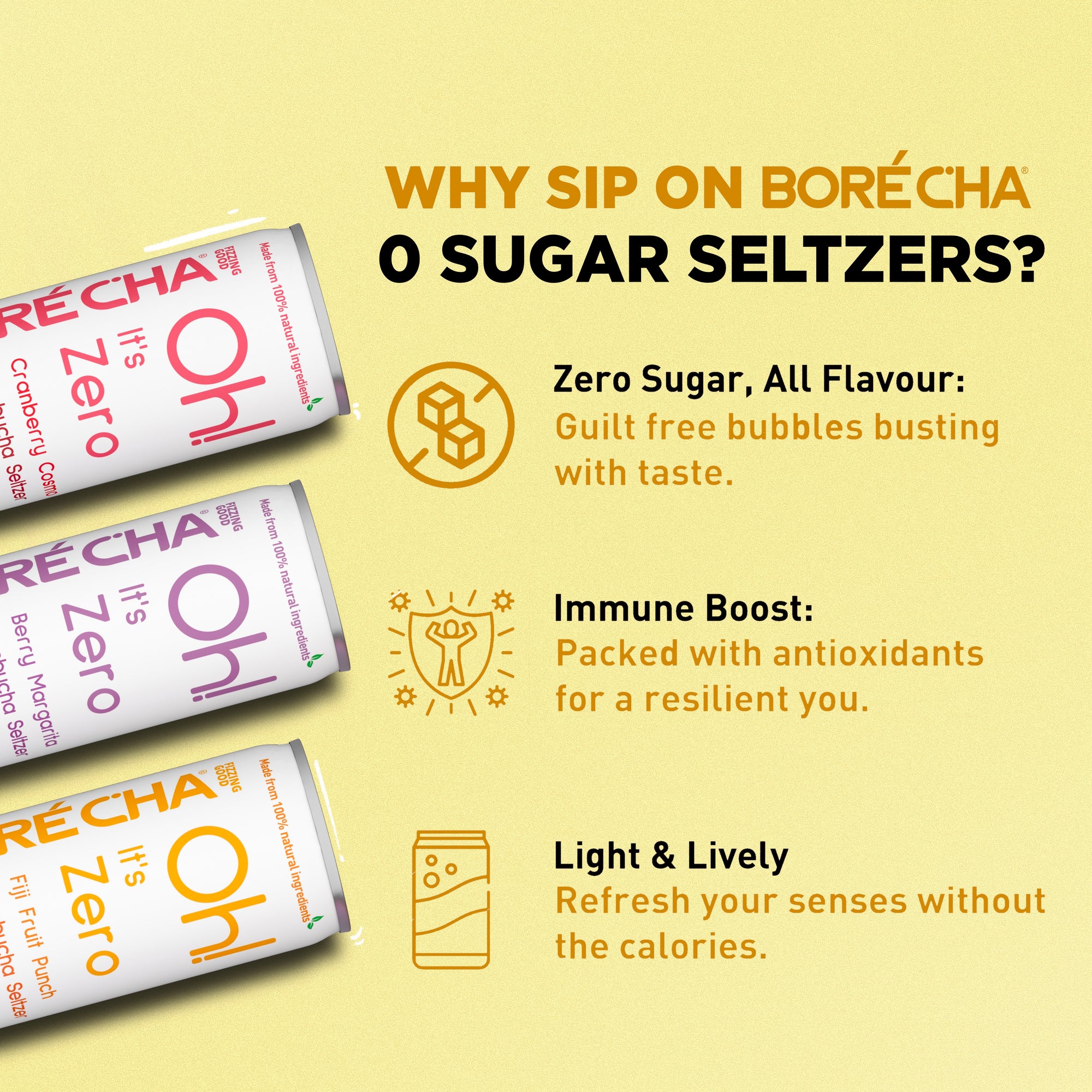 Oh! Zero Sugar Seltzer Trial Pack