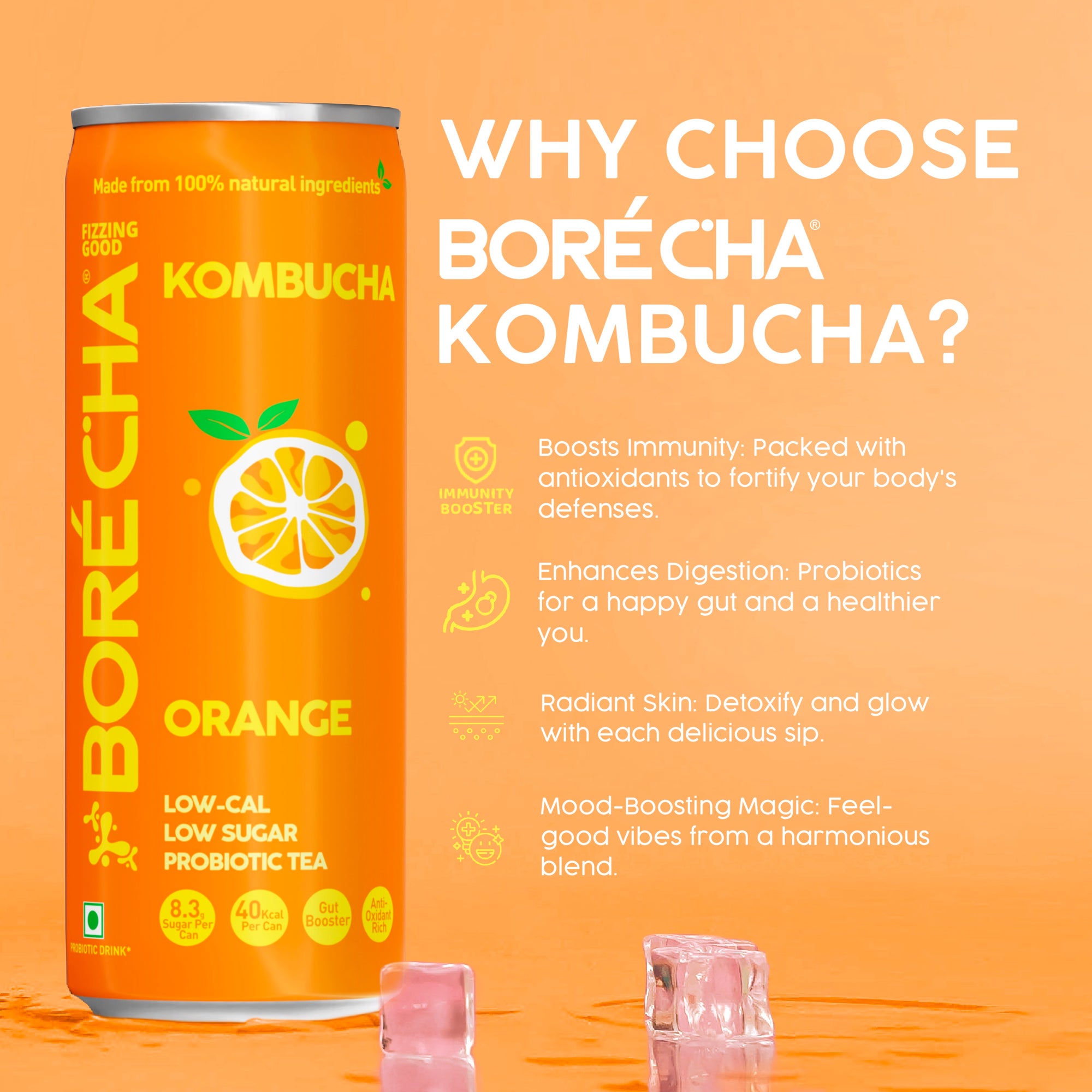 Orange Kombucha 330ml