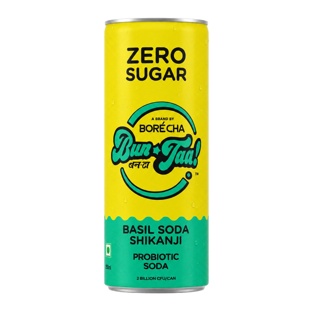 Bun-Taa! Zero Sugar Basil Soda Shikanji