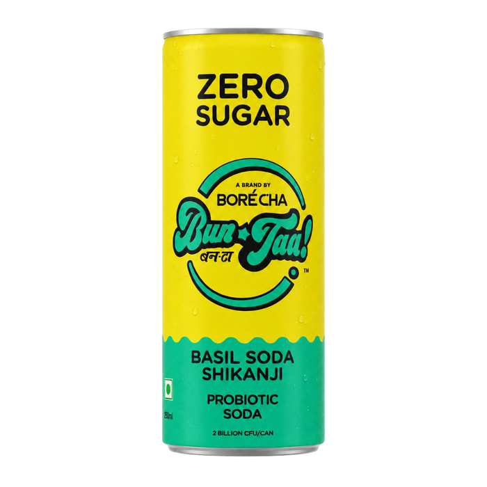 Bun-Taa! Zero Sugar Basil Soda Shikanji