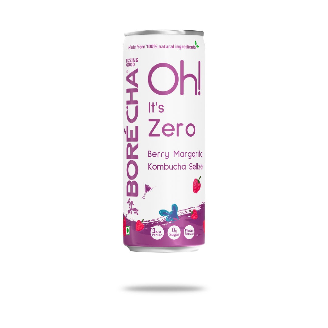 Shop berry margarita kombucha seltzer - borecha