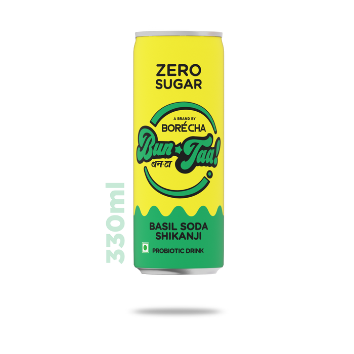 Bun-Taa! Zero Sugar Basil Soda Shikanji